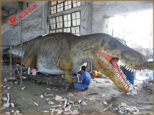 仿真恐龙造作现场-肉食类造作现场