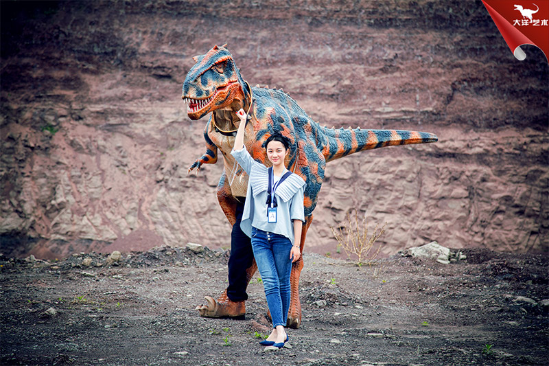 恐龙皮套，恐龙表演服