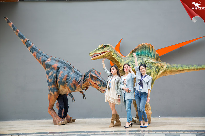 恐龙皮套，恐龙表演服