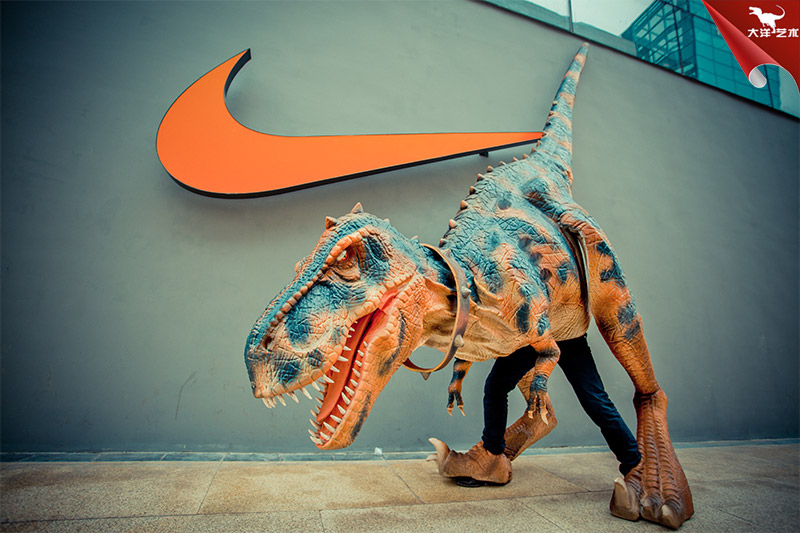 恐龙皮套，恐龙衣服,恐龙表演路具