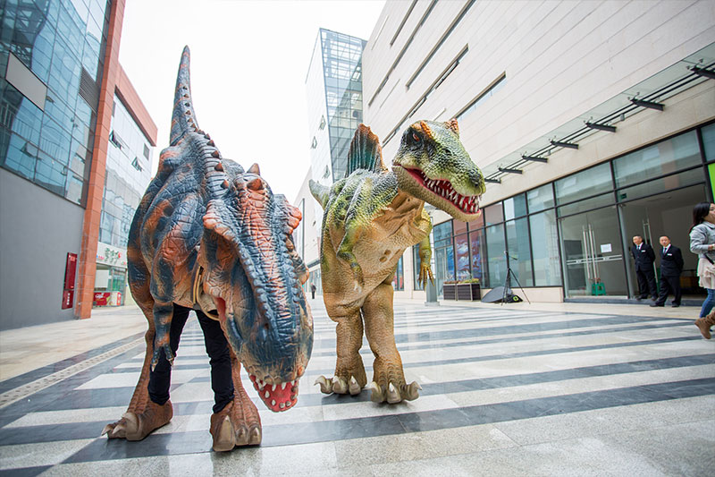  恐龙表演服，仿真恐龙皮套