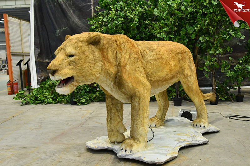 仿真洞狮，仿真动物厂家
