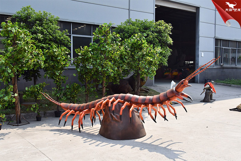 仿真蜈蚣，仿真虫豸模型，大型虫豸模型造作
