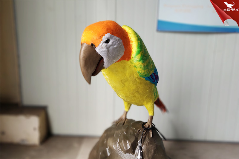 仿真鹦鹉，仿真鸟模型，仿真动物模型造作