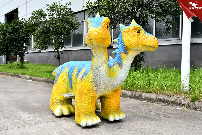 商场广场恐龙电瓶车，火爆电动恐龙车24V无刷电机