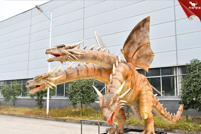 三头龙仿真模型 大型西方飞龙造作工厂