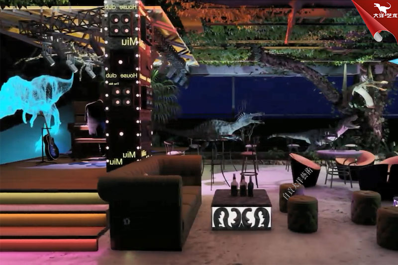 恐龙主题音乐酒吧设计规划