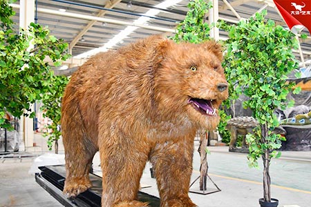 仿真棕熊，仿真熊，动物模型造作
