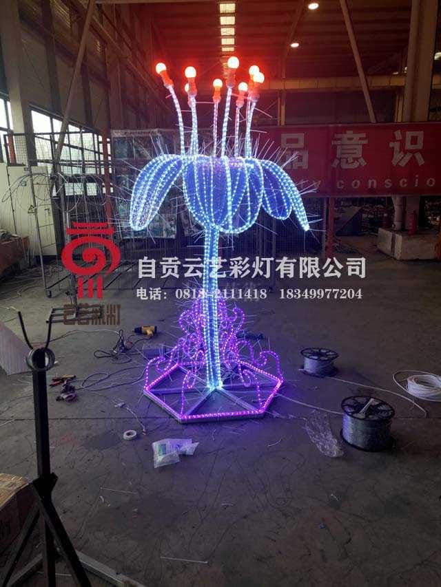 彩灯光雕树造作5