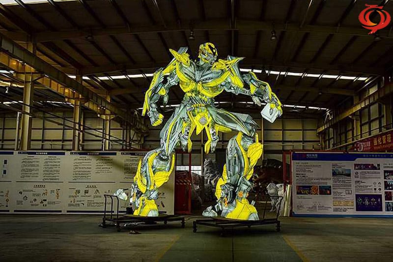 “大黄蜂彩灯”，自贡彩灯集团造作