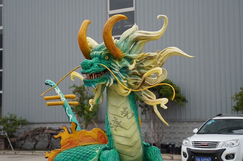 龙生九子动态雕塑-囚牛